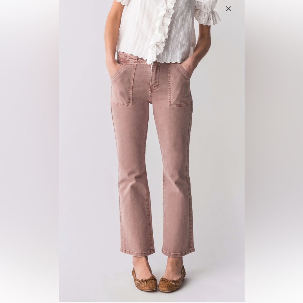 Risen Rosie Ankle Flair Jeans Size 30